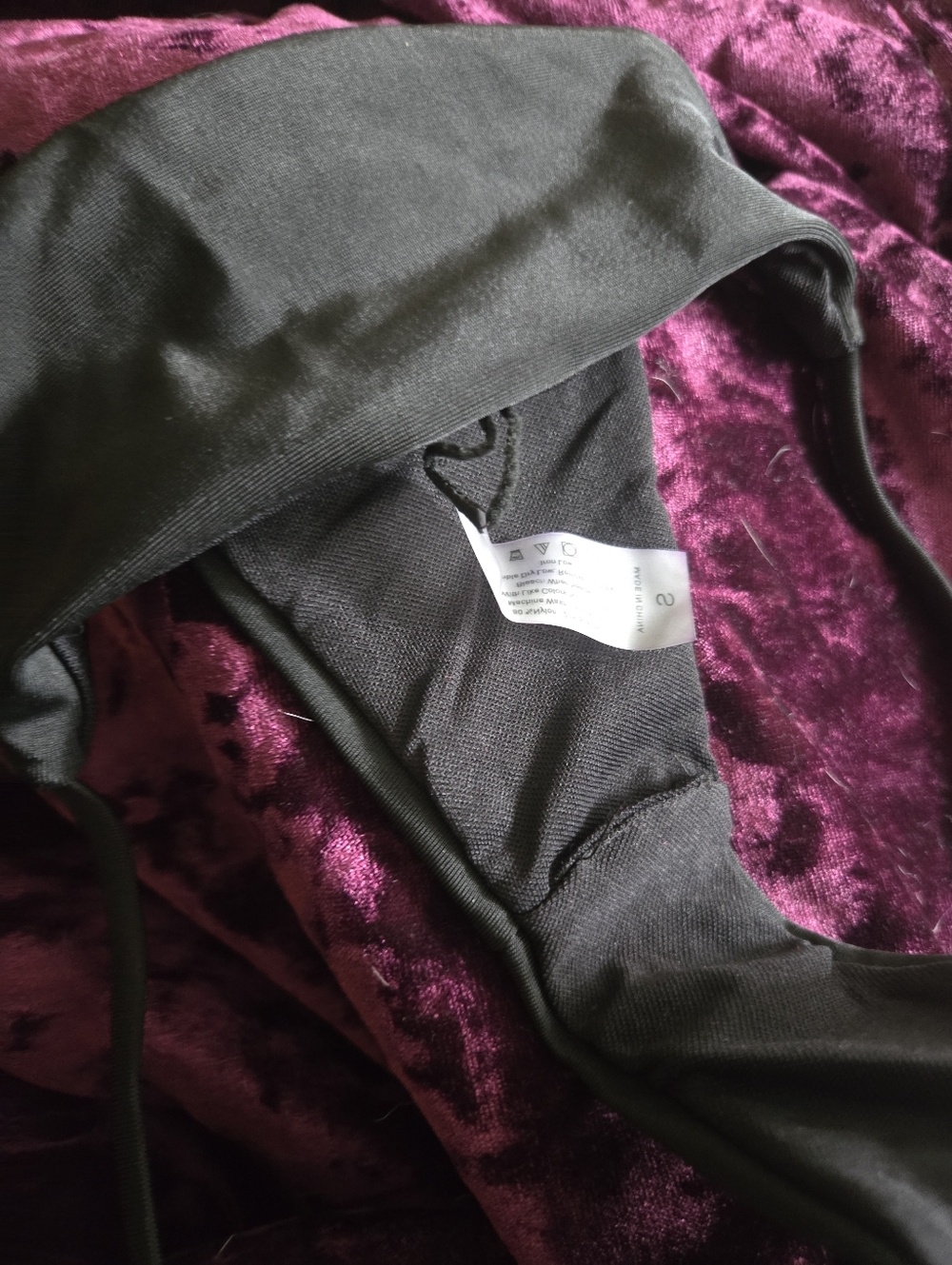 Brand New Spiderweb Gothic Alt Bikini Cheeky Bottom Sm - Picture 4 of 5